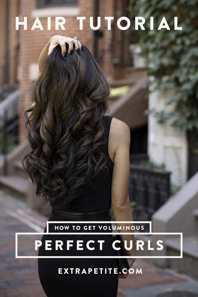 Looking for the best curls? The perfect hair curling tutorial video with tips to get more volume from Boston style blogger, Fashion Tips Blog. 