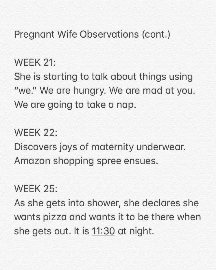 pregnant wife symptoms third trimester