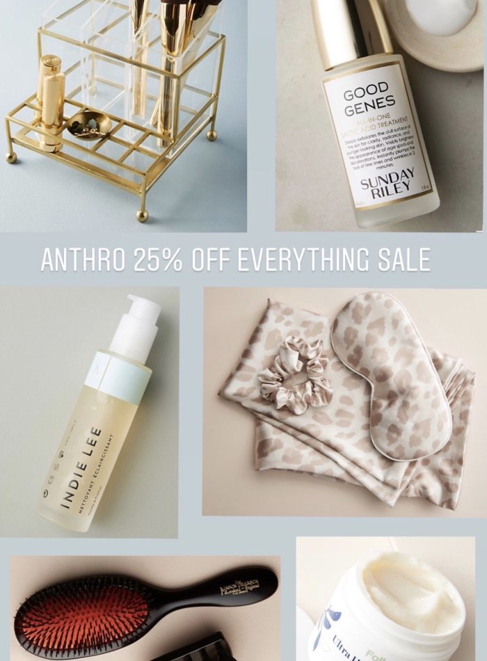 anthropologie clean beauty skincare sale