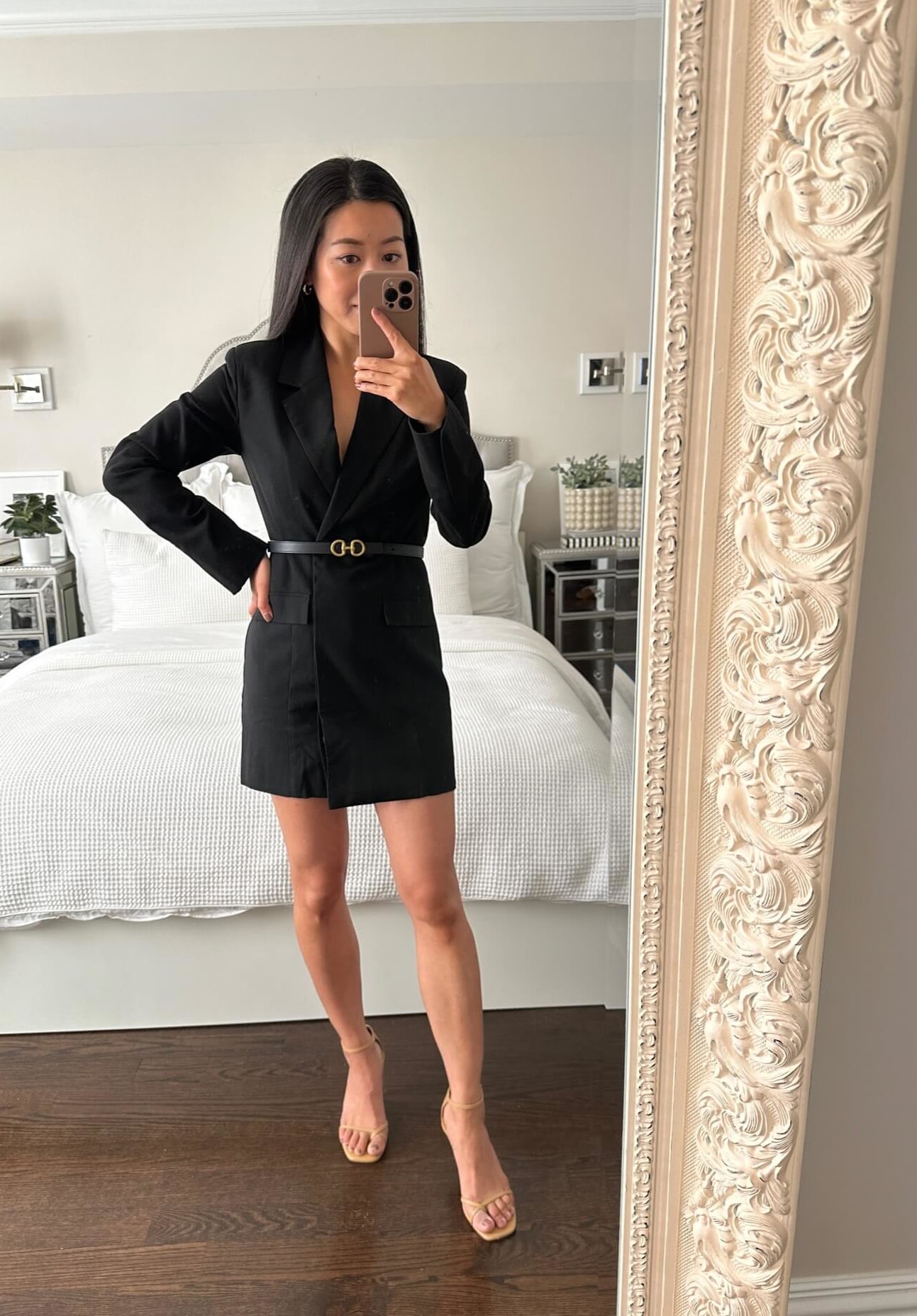 Abercrombie petite blazer dress review